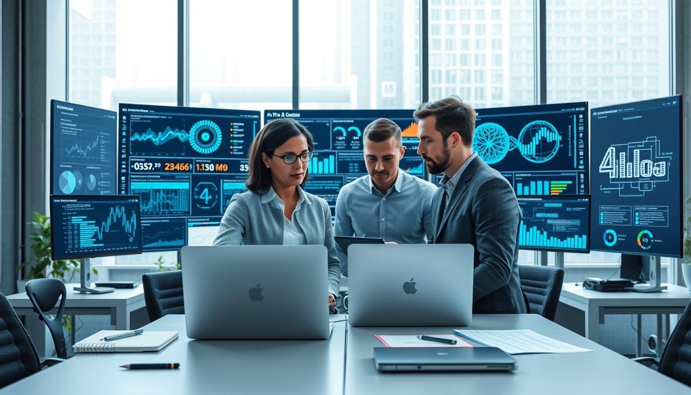 Enterprise software dashboards and business process automation